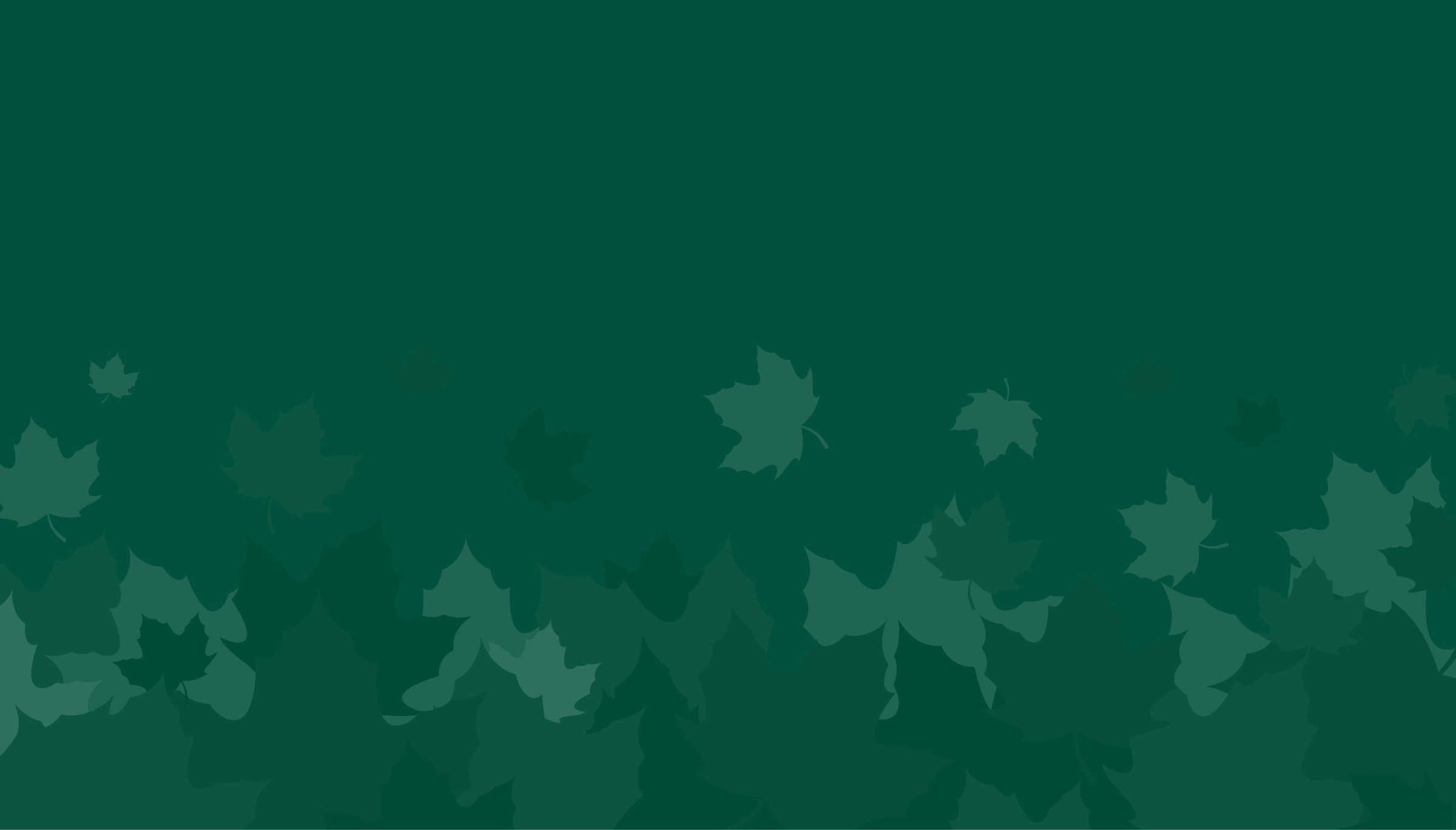 Abstract green leaves pattern design